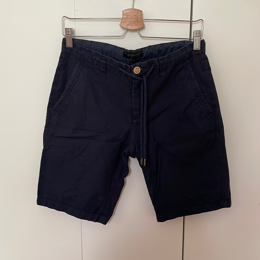 Navy Drawstring Short